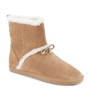 KATE SPADE NEW YORK Marie Faux Shearling Suede Boots